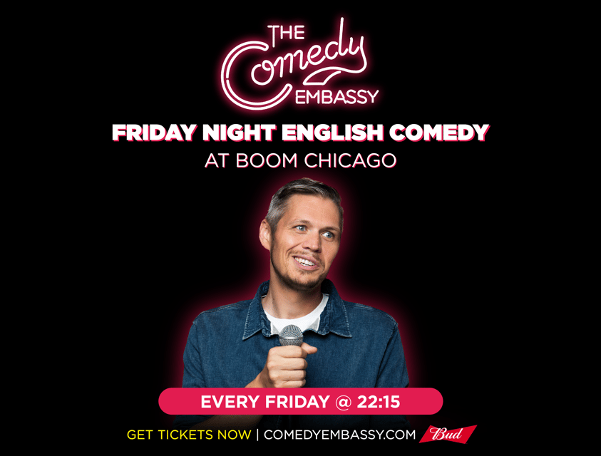 Amsterdam: The Comedy Embassy Stand-Up Show - Boom Chicago Upstairs Theater and why it matters for stand-up