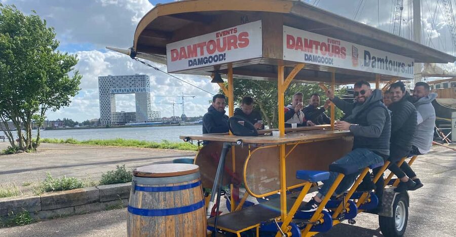 Amsterdam: The Original BUBBLES & BIKE Private Prosecco Tour - Starting Under the Viaduct Near Rhôneweg 1
