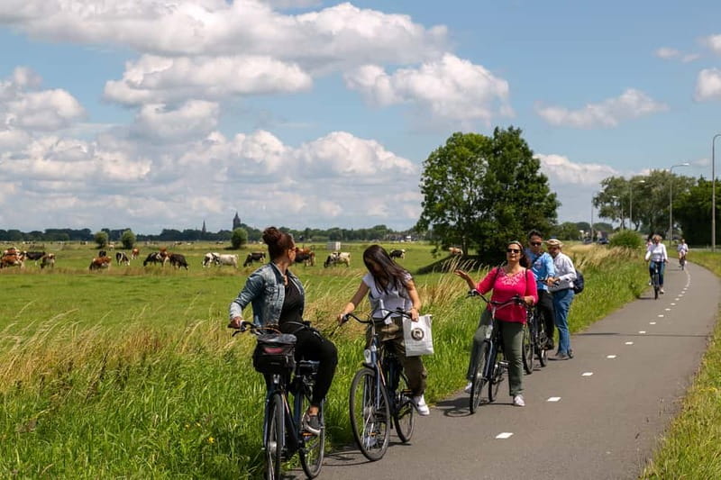 Amsterdam: Windmill, Cheese, and Countryside E-Bike Tour - D’Admiraal Windmill: One Stop, Big Dutch Photo Energy
