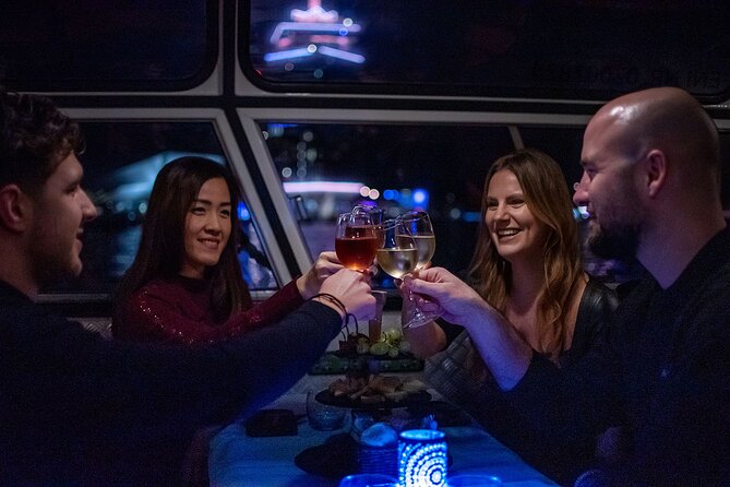 Amsterdam Wine and Cheese Guided Evening Cruise - The canal route at night, stop by stop