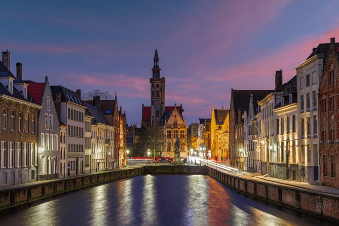 Belgium Bruges Private Day Tour from Amsterdam - Getting perspective from the water with a boat view