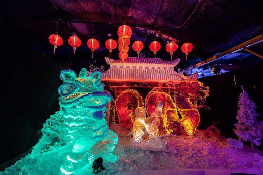 Biddinghuizen: Dutch Ice Sculpture Festival Entry Ticket - Timing it right: daytime wandering vs evening openings