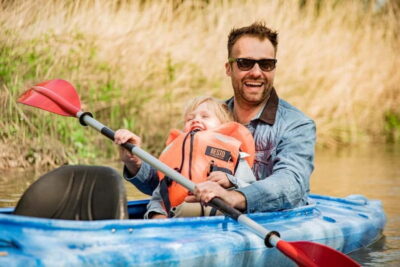 Biesbosch: Kayak Rental with Route Map and Life Jacket