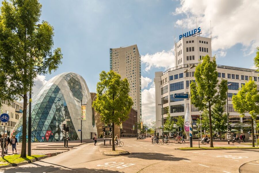 Eindhoven: City Center Walking Tour - Philips lightbulb factory connection: the origin story behind the tech vibe