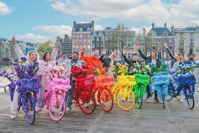 Explore Amsterdam canals on iconic Flower Bikes - Key things that make this Flower Bike tour worth your time