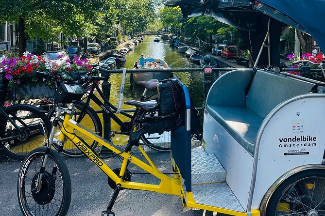 Explore Amsterdam in 75 Minutes – Pedicab Rickshaw City tour - Key things to know before you ride