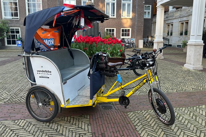 Explore Amsterdam in 75 Minutes – Pedicab Rickshaw City tour - Pedicab Rickshaw tour basics, and why this beats a long walking day
