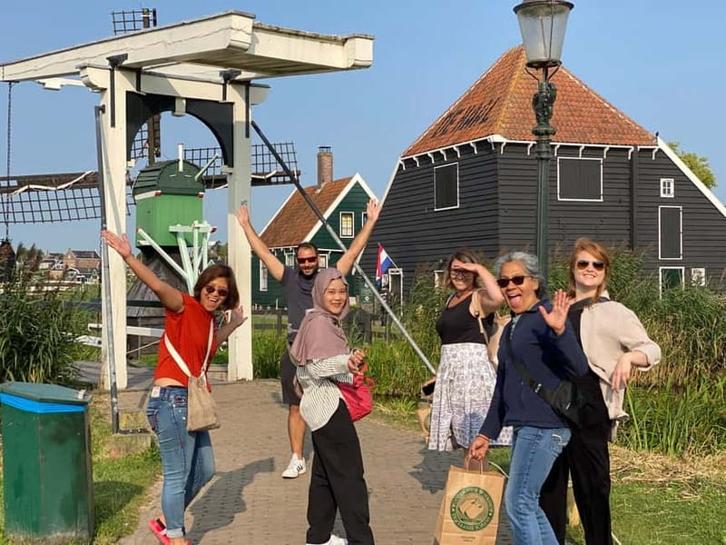 From Amsterdam: Keukenhof Tulips, Windmills & Volendam - Tulip Fields Off the Beaten Path (When Season Allows)