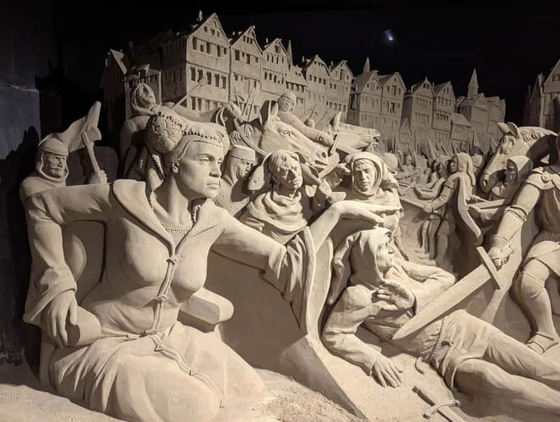 Garderen: Sandsculpture Exhibition Entry Ticket - What You Actually See: Amsterdam’s Story Built in Sand