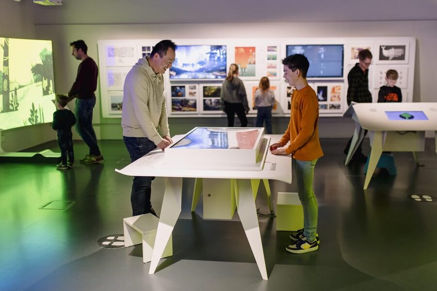Groningen: Storyworld Museum at Forum Groningen - The interactive installations, learning by trying