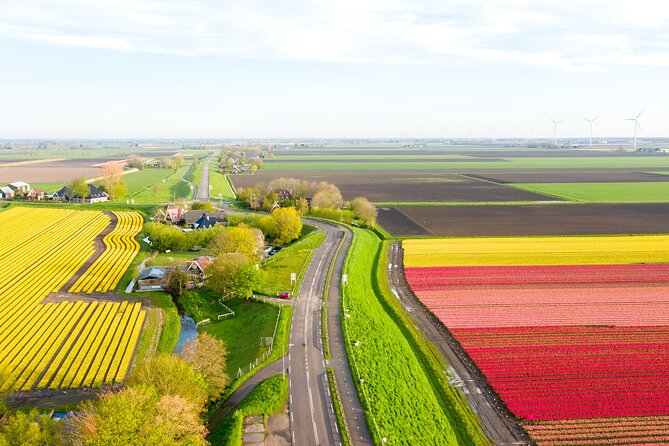 Guided Bike Tour along the Dutch Tulip Fields in Noord Holland - The 25 to 30 km Ride: Past Tulip Fields, Windmills, and Village Edges