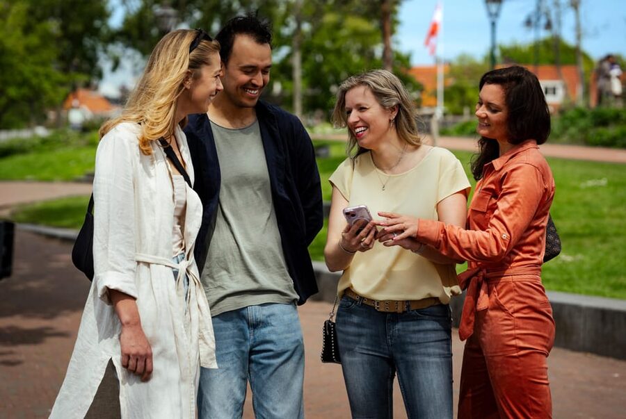 Outside Escape Amsterdam with your friend(s) and have fun! - From Rembrandthuis to Paleis op de Dam, the route makes you walk with purpose