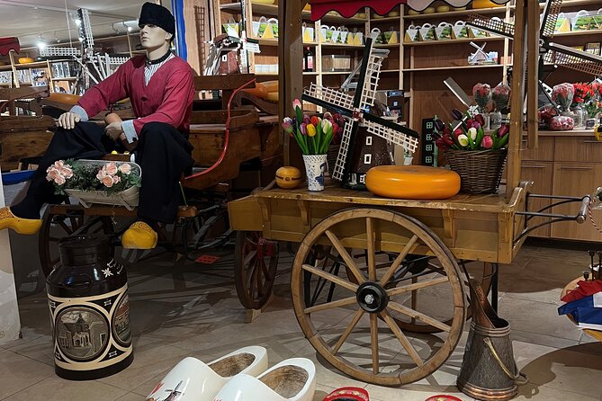 Private Amsterdam and Countryside Tour in a Comfortable Mercedes Minivan - Stop 3: Irene Hoeve clogs and cheese shop, where the icons get explained