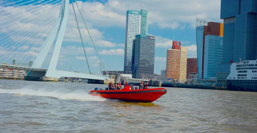 Private RIB-experience - Container Ships Near Rotterdam, When The Timing Works