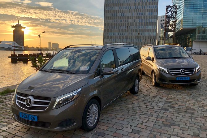 Private transfer between Rotterdam - Amsterdam (incl. Schiphol airport) - What you get on board: WiFi, bottled water, and no shared chaos