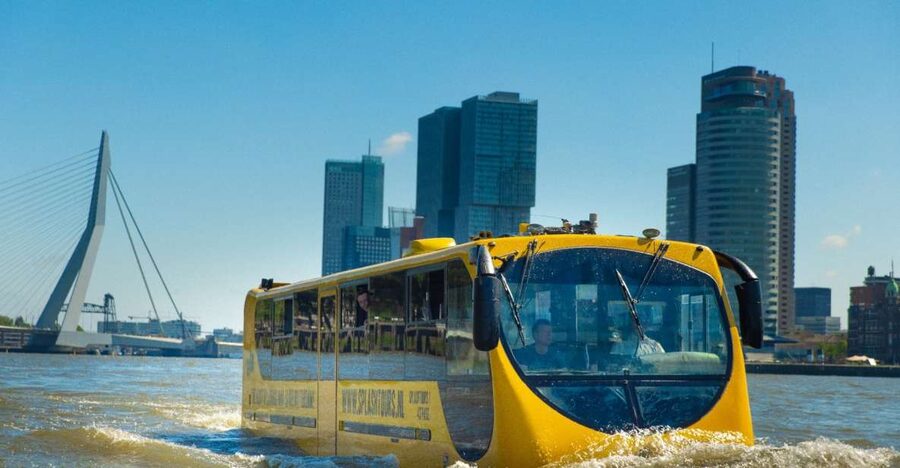 Rotterdam: 1-Hour Sightseeing Splash Tour - A Splash Bus That Turns the Maas Into Your View