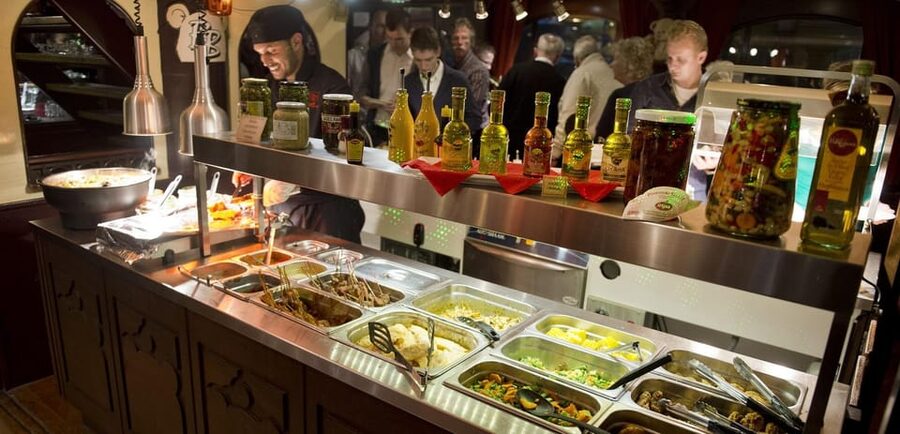 Rotterdam: 2.5-Hour Leckers Boat Cruise and Buffet - The buffet is the main event, with seasonal hot and cold dishes