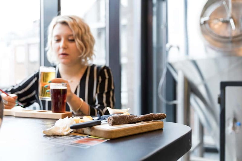 Rotterdam: Beer Brewery 'Noordt' Beer Tasting - Food reality check: what to expect (and what not to expect)