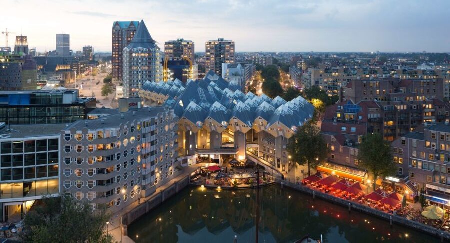 Rotterdam: De Rotterdam, Cube Houses, Watertaxi and Markthal - Why Rotterdam’s modern architecture feels so personal on this route