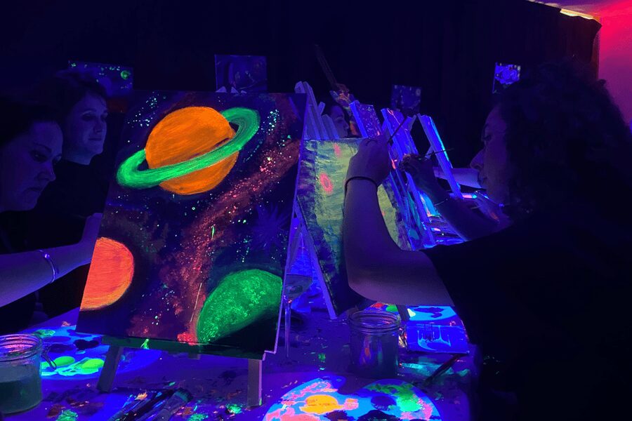Rotterdam: Paint and Sip in the Dark at Rembrandt van Wine - Who this is best for in Rotterdam, and who should skip it