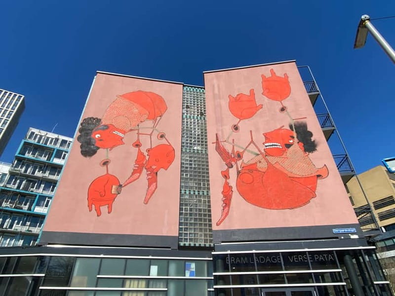 Rotterdam Street Art tour: Including specialised guide - The Rotterdam Street Art Museum murals, but in real city space