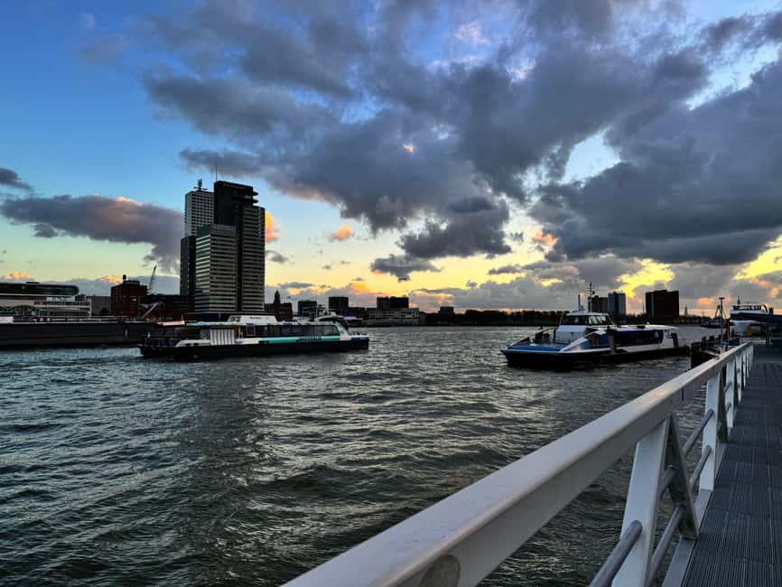 Rotterdam: WaterShuttle Ticket to Kinderdijk - Tips to make it smoother: seats, weather, and slippery decks