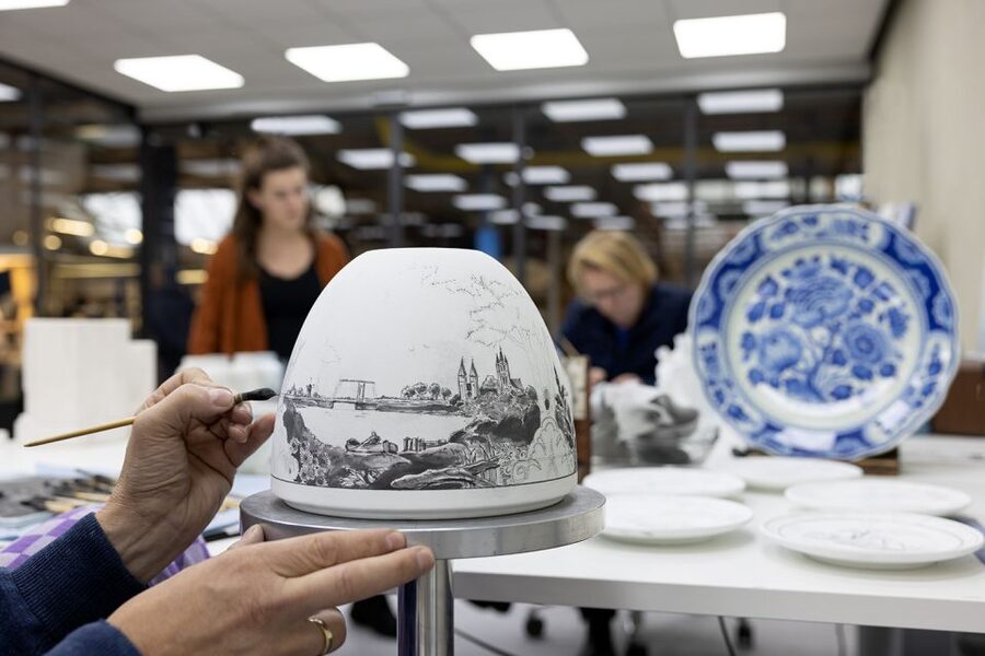 Royal Delft: Delftblue Factory and Museum - Entering the Factory Floor: Where Every Blue Detail Matters
