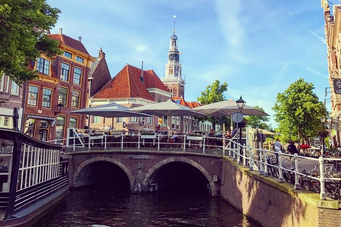 Small Group Alkmaar City Walking Tour <em>English</em> – Key Things That Make This Alkmaar Tour Work’ /></p>
<ul>
<li><strong>Max 6 people</strong> means you can actually talk with your guide, not just follow the herd</li>
<li><strong>A dedicated church monument explanation</strong> gives you something more meaningful than random sightseeing</li>
<li><strong>English-speaking Canadian guide (for example, Jen or Jennifer)</strong> keeps the storytelling friendly and clear</li>
<li><strong>A walk through central Alkmaar highlights</strong> helps you get oriented fast if it is your first day in town</li>
<li><strong>Near-public-transport start and finish points</strong> make it easier to slot into a day of sightseeing</li>
<li><strong>Small-group timing</strong> means you can keep other plans after the tour since it is about 2 hours</li>
</ul>
<h2 id="two-hours-in-alkmaar-that-feel-like-more-than-sightseeing">Two Hours In Alkmaar That Feel Like More Than Sightseeing</h2>
<p>English</em> – Two Hours In Alkmaar That Feel Like More Than Sightseeing’ /><br />
This tour is designed for people who want the basics, plus the good details, without turning the day into a marathon. At roughly 2 hours, it fits well between museum time and a meal that you actually want to enjoy. You are walking through the center at an easy pace, and the guide keeps the story connected to what you are seeing right now.</p>
<p><p>What makes that format valuable is pacing. When you walk the route together, you learn why places matter while your eyes are still on them. That is how history sticks, even if you are not the type who reads every plaque. And because the group is capped at 6, your questions do not get lost.</p>
</p>
<p><p>If you are the kind of traveler who likes to understand a place quickly, this tour has a practical structure: it starts in a central street area, moves through city highlights, then focuses attention at a standout church monument moment before ending near Waagplein. You get the orientation benefit plus one deeper stop.</p>
</p>
<div class="twil" style="margin: 20px 0; padding: 15px 0;"><p>More walking tours in Netherlands:</p><ul style="margin: 10px 0; padding-left: 0; list-style: none;"><li style="margin: 0 0 12px 0; padding: 0 0 12px 0; border-bottom: 1px solid #eee; line-height: 1.4;"><a href="https://thedutchtraveler.com/amsterdam-anne-frank-small-group-walking-tour-local-guide/">Amsterdam Anne Frank: Small-Group Walking Tour & Local Guide</a><br><span style="font-size: 0.82em; color: #555;"><span style="color: #E8730C;">★</span> 4.8 &nbsp;&middot;&nbsp; 12,789 reviews</span></li><li style="margin: 0 0 12px 0; padding: 0 0 12px 0; border-bottom: 1px solid #eee; line-height: 1.4;"><a href="https://thedutchtraveler.com/anne-franks-story-guided-walking-tour-through-amsterdam/">Anne Frank’s Story – Guided Walking Tour through Amsterdam</a><br><span style="font-size: 0.82em; color: #555;"><span style="color: #E8730C;">★</span> 5.0 &nbsp;&middot;&nbsp; 11,619 reviews</span></li><li style="margin: 0; padding: 0; border-bottom: none; line-height: 1.4;"><a href="https://thedutchtraveler.com/absolutely-amsterdam-the-essential-introductory-walking-tour/">Absolutely Amsterdam – the Essential Introductory Walking Tour</a><br><span style="font-size: 0.82em; color: #555;"><span style="color: #E8730C;">★</span> 5.0 &nbsp;&middot;&nbsp; 3,629 reviews</span></li></ul></div><h2 id="the-start-at-koorstraat-7-and-why-the-end-near-waagplein-helps">The Start At Koorstraat 7, And Why The End Near Waagplein Helps</h2>
<p><img width="669" height="446" decoding="async" src=