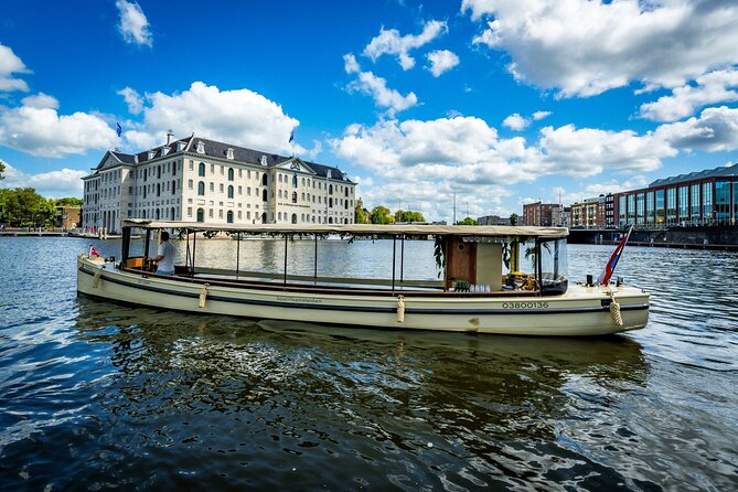 Small-Group Luxury Canal Cruise with Local Skipper - Stop 1: Anne Frank Huis from the canal side