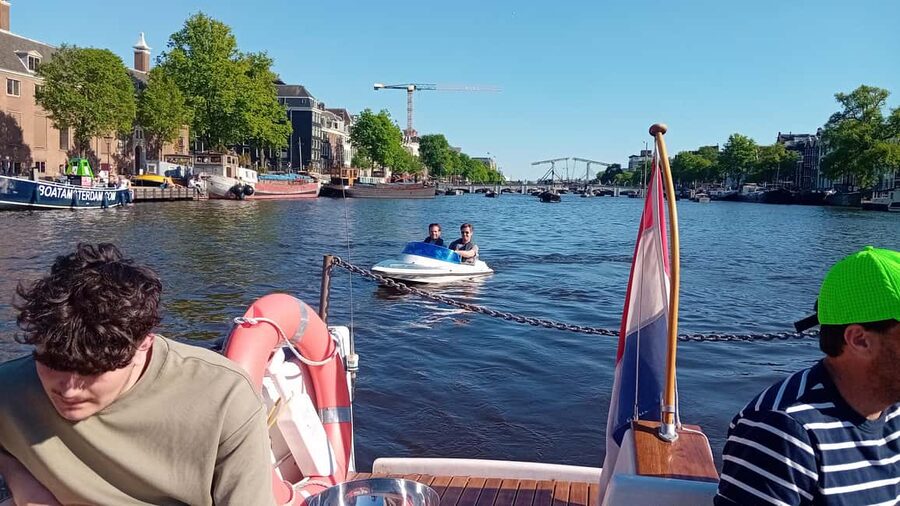 Smoke & Boat Amsterdam - The Official 420 Canal Cruise - Seven Bridges, Dancing Houses, and the landmarks that make it worth it