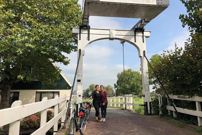 Windmill, Dairy Farms & Countryside Electric Bike Tour - Witte Kapel Durgerdam harbor views and the ride back north